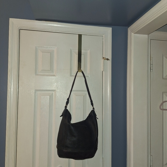 The SAK Elegant Black Leather HOBO Shoulder Bag - Picture 3 of 8